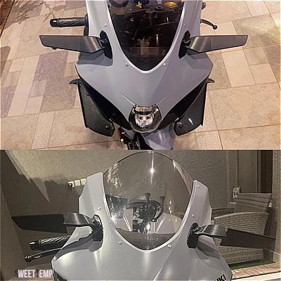 互換品 スズキ GSX-R 1000 R GSX-R 1000 GSXR 1000 2017-2021 バイクミラー ウィンドウィング回転バックミラー