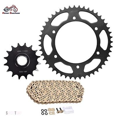 互換品 BMW 520 16T 47T バイクフロントリアスプロケットチェーン F650 94-00 F650GS 99-07 2011-15 F650GS FUNDURO ST STRADA DAKER SERTAO_4