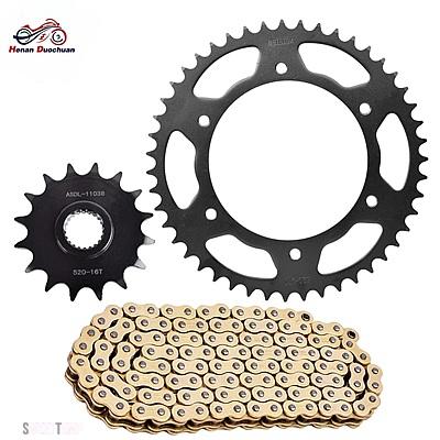 互換品 BMW 520 16T 47T バイクフロントリアスプロケットチェーン F650 94-00 F650GS 99-07 2011-15 F650GS FUNDURO ST STRADA DAKER SERTAO_5