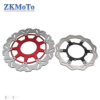 互換品 ホンダ バイク 320 MM 260 MMローターディスクフロントフローティングブレーキディスクCR125 CR250 CRF250R CRF450R CRF450R CRF250X CRF250RX_10