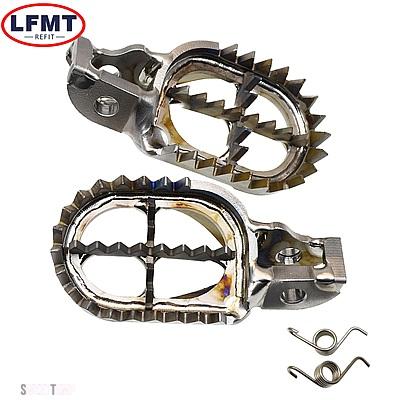 互換品 KTM 85SX モトクロスチタン合金フットレストペグフットレストフットペグ SX SX-F XC-F EXC EXCF XC 125 150 250 2016-2023