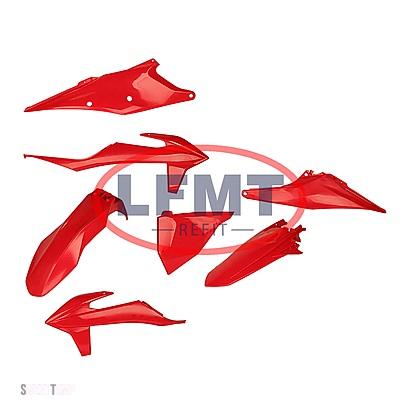 互換品 KTM バイク 2023 フルプラスチックキット ボディフェアリングカバー 燃料タンク フェンダー マッドガード サイドパネル プレートガード XC XCF S_8