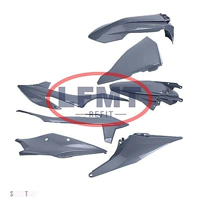 互換品 KTM バイク 2023 フルプラスチックキット ボディフェアリングカバー 燃料タンク フェンダー マッドガード サイドパネル プレートガード XC XCF S_9