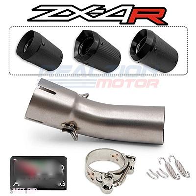 互換品 カワサキ BDJ ZX4R 2023 エキゾーストパイプ バイクエキゾースト スリップオンパイプ ミドルリンクパイプセット ニンジャ ZX-4R ZX-4RR ZX4RR_13