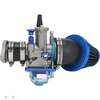 互換品 パーツそ他 キャブレターキット MMエアフィルターダートバイクホーク PWK28 250 48 ホーク キャブレター インターフェイスコネクター付き_4