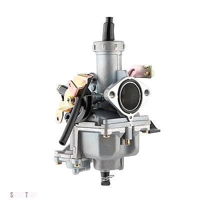 互換品 パーツそ他 MMバイクキャブレター加速ポンプ付きケーブルチョークキャブレター PZ27 27 WY125 CG150 125CC 150CC 175CC すべアルミ_3