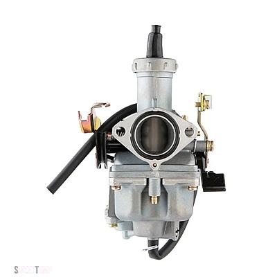 互換品 パーツそ他 MMバイクキャブレター加速ポンプ付きケーブルチョークキャブレター PZ27 27 WY125 CG150 125CC 150CC 175CC すべアルミ_4