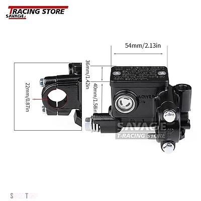 互換品 カワサキ KLX140 KLX140L KLX140G KLX140R F L KLX650 KLR650 ハンドルバーコントロールレバー付きバイクブレーキマスターシリンダーポンプ_9