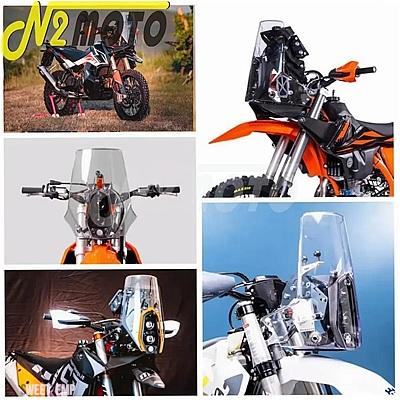 互換品 KTM ダートバイクヘッドライト HI/LO ビームライト デイタイムランニング LED ヘッドランプカバー 701 BAJA 450 ラリーレプリカ エンデューロ 69_7