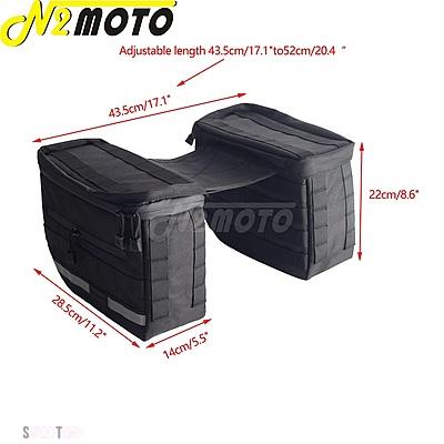 互換品 ESSENTIAL SADDLEBAG 1200 FAT BOB CUSTOM CLASSIC THUG CLUB STYLE サイド収納サドルバッグ ハーレー ダイナ スポーツスター ソフテイル_5