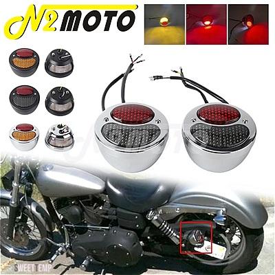 互換品 ハーレー バイク テール ブレーキ ライト LED テールライト カフェ レーサー リア ウインカー レトロ ランニング テールランプ チョッパー クル_9