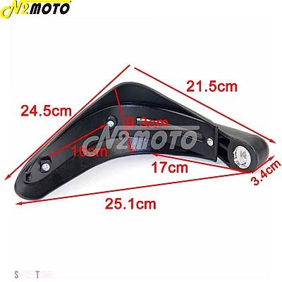 互換品 ホンダ バイク マットブラック 7/8インチ 22MM ハンドルバー ハンドガード ダートバイク ストリートバイク MX ATV デュアルロード スズキ SV650