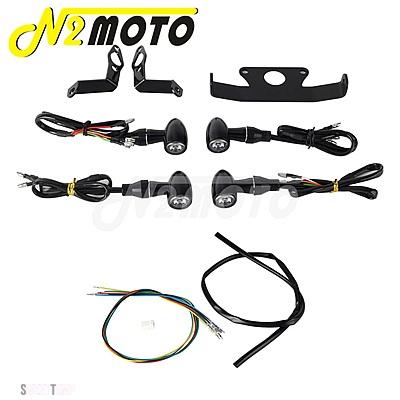 互換品 ハーレー 1 ペアバイクフロント LED ウインカーランニングライト スポーツスター S 1250 RH1250S 2021-24 ブレットリアウインカーブレーキランプ_5