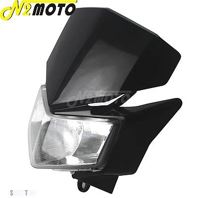 互換品 カワサキ ブラック ブルー ヘッドライト フェアリング KL2個50 KL2個50S D-TRACKER X 250 KL2個50SF ダートバイク モトクロス スーパーモト ツイ_3
