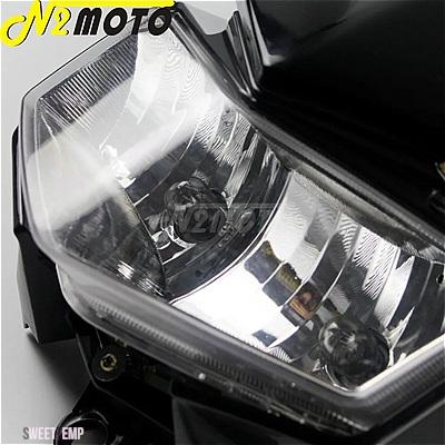 互換品 カワサキ ブラック ブルー ヘッドライト フェアリング KL2個50 KL2個50S D-TRACKER X 250 KL2個50SF ダートバイク モトクロス スーパーモト ツイ_5