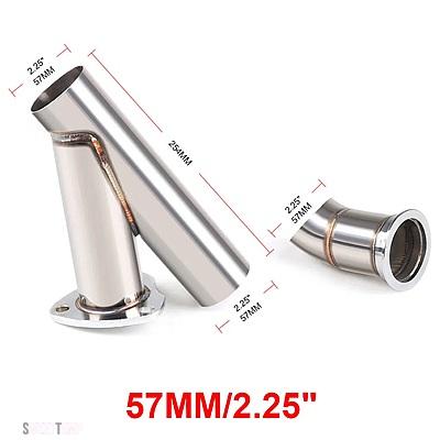 互換品 パーツそ他 2.25インチ/57MM エキゾーストコントロールバルブ コントロールカー付き ステンレス電動エキゾーストバルブカットアウト_4