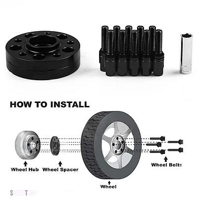 互換品 BMW 20MM 66.6MM 5X112MM ハブセントリックボアホイールスペーサー M14X1.25 テーパーボルト X5 G05 X7 G07 2018+ / ミニ ボールボルト付き