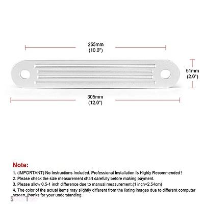 互換品 パーツそ他 TML TSP-1 / TSP-2DP マリン トランサム サポート プレート 船外機トップ ボルト パターン適合 12 インチ X 2 インチ 10 インチ_7