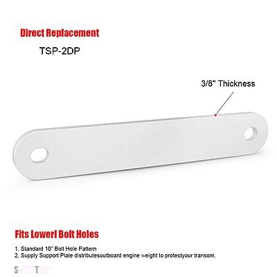 互換品 パーツそ他 TML TSP-1 / TSP-2DP マリン トランサム サポート プレート 船外機トップ ボルト パターン適合 12 インチ X 2 インチ 10 インチ_8