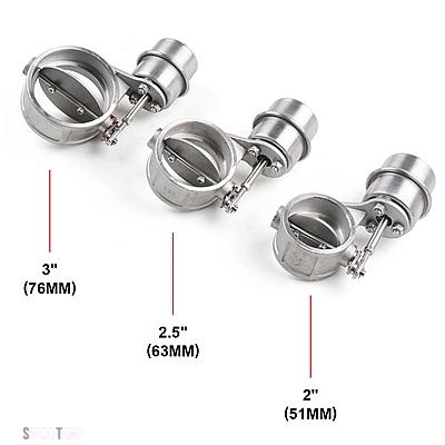 互換品 パーツそ他 51MM 63MM 76MM 真空作動排気カットアウト 2'' 51MM オープンスタイル圧力: 約 1 BAR_4