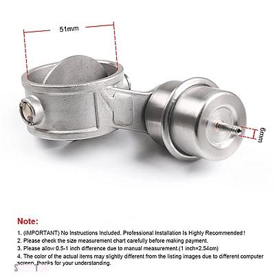 互換品 パーツそ他 51MM 63MM 76MM 真空作動排気カットアウト 2'' 51MM オープンスタイル圧力: 約 1 BAR_5
