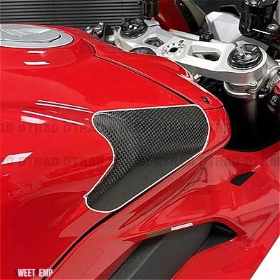 互換品 ドゥカティ パニガーレ R SP2 2022 2023 2024 カーボンバイク燃料タンクスライダータンクサイドパネルプロテクターフェアリングキット