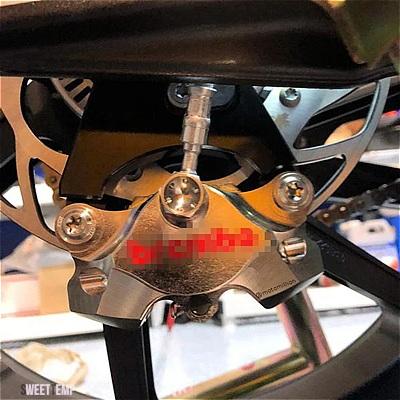 互換品 BMW BREMB P2 34 CNC リアキャリパー変換キット マウントブラケット S1000RR K67 2019-2022 バイクアクセサリー_1