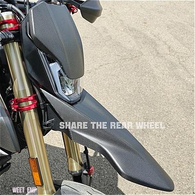 互換品 ドゥカティ バイク 100% カーボン フロントフェンダー