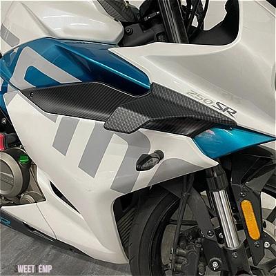 互換品 CFMOTO CF250SR CF 250SR 300SR バイクパーツ フェアリング サイドダウンフォース ネイキッドスポイラー 固定ウイングレット ウィング_6
