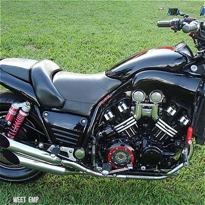 互換品 ヤマハ 適合VMAX 1200 1985-2007 フレーム穴装飾カバーフレーム