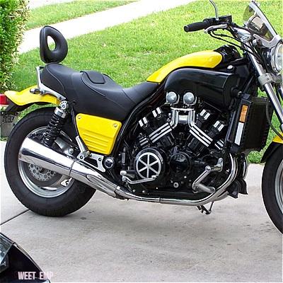 互換品 ヤマハ 適合VMAX 1200 1985-2007 フレーム穴装飾カバーフレーム