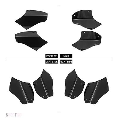 互換品 ハーレー バイク エアディフレクター サドル エアヒートシールド ABS 反射ソフテイル ブレイクアウト ファットボーイ ヘリテージ デラックス FLH_6