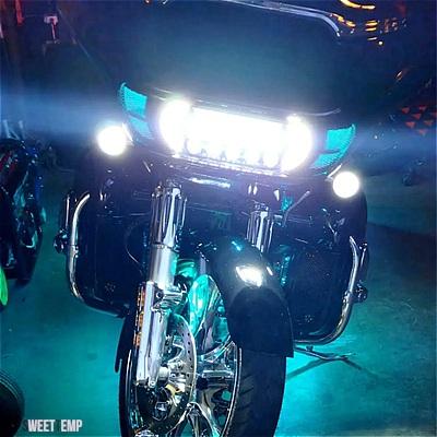 互換品 ハーレー バイクヘッドライト LED ウィンカー デイタイムサイドランニングライト ハイロービームランプ ツーリング ロードグライド FLTRX 2015-2_2