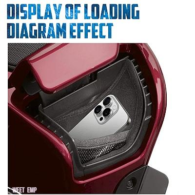 互換品 ハーレー バイクコンパートメントライナー ツールボックス 収納バッグ インナーパッド ツーリングロードグライド FLTRX FLTRXSE 2015-UP 2PC_3