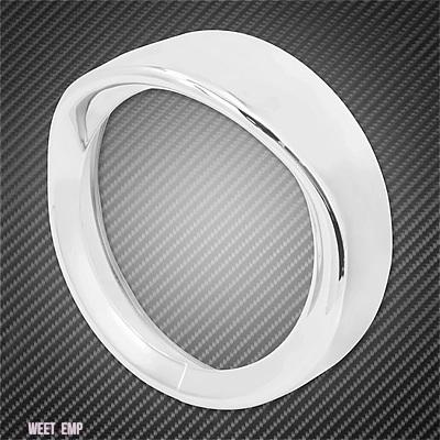 互換品 ハーレー バイク 7 インチ LED ヘッドライト トリム リングバイザー スタイル ベゼル ヘッドランプ カバー E ソフテイル ツーリング ロードキン_2
