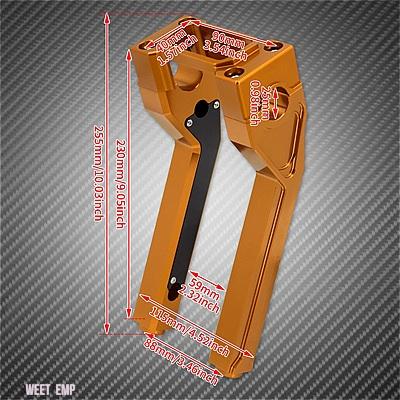 互換品 ハーレー バイク ハンドルバー ライザー 6'' 8'' 10'' ハンドルバー クランプ ライザー ソフテイル スポーツ グライド FLSB ローライダー ST FXL_14