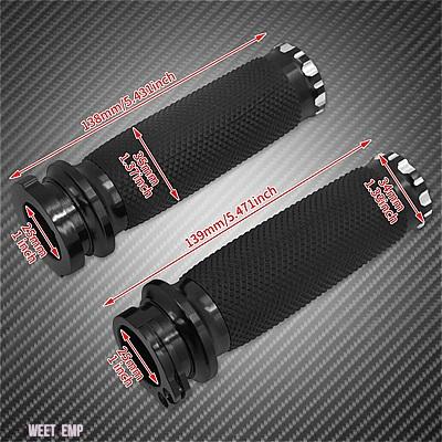 互換品 ハーレー バイク 1インチ 25MM ハンドグリップ ハンドルバー ツーリング ロードキング ソフテイル ローライダー ダイナ V-ROD スポーツスター XL