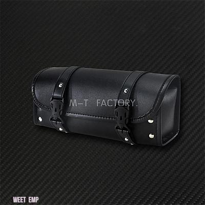 互換品 ハーレー 汎用 バイク ハンドルバーバッグ ロールツール サイドサドルバッグ 収納ツールポーチバッグ ダイナ ツーリング スポーツスター XL ソフ_2