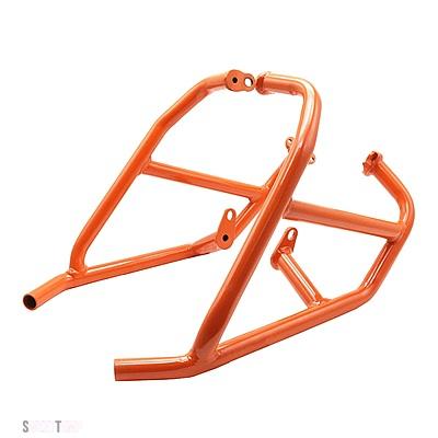 互換品 KTM 390 ADV アドベンチャー 390ADV 2020-2023 2022 バイク クラッシュバー エンジン ガード フレーム スライダー アンダーバンパー 落下プロテ_5