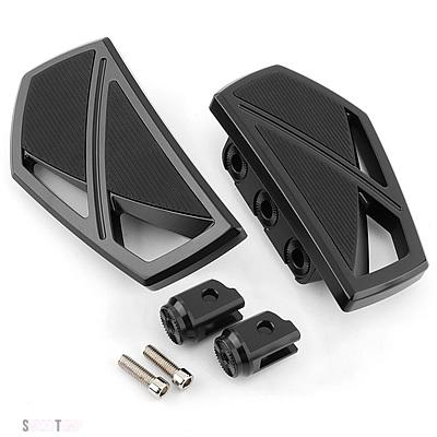 互換品 ハーレー ファントムフロアボード フットペグ ブラックシフトレバー FL ソフテイル ツーリングロード キングトライクモデル シフターペグ