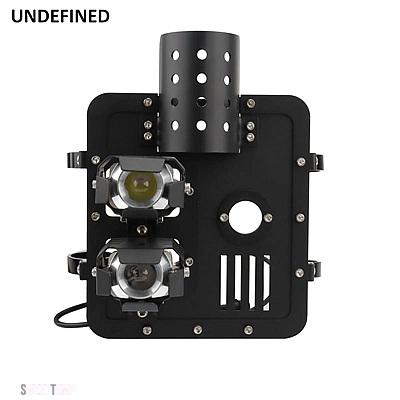 互換品 ホンダ 41MM フォーククランプ バイク補助ランニングヘッドライト ホワイト LED フォグランプ スポットライト ブラケット付き ヤマハ オフロード