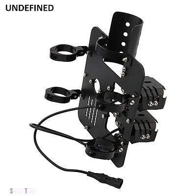 互換品 ホンダ 41MM フォーククランプ バイク補助ランニングヘッドライト ホワイト LED フォグランプ スポットライト ブラケット付き ヤマハ オフロード