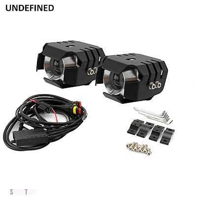 互換品 ホンダ 41MM フォーククランプ バイク補助ランニングヘッドライト ホワイト LED フォグランプ スポットライト ブラケット付き ヤマハ オフロード