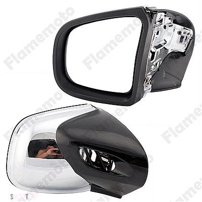 互換品 BMW バイク バックミラー 右左サイドミラー フェアリングマウントミラー 手動調整可能 K1200 K1200LT K1200M 1999-2008_2