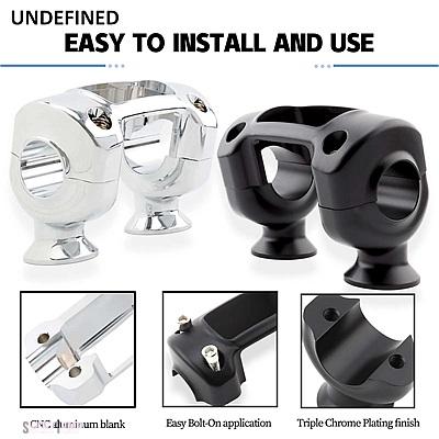 互換品 ハーレー モーター 2インチライザー 1.25インチハンドルバークランプ ソフテイル BREAKOUT 2018-UP FAT BOB FAT BOY 2018-UP SPORT GLIDE FXDR F