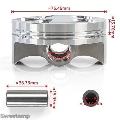 互換品 ヤマハ シリンダーストックボア77MMジャグセット 2001-2013 YZ250F YZ WR250F YZ 5XC-11311-20-00 5NL-11311-00-00