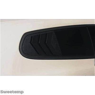 互換品 2009-2018用 サイドウィンドウルーバースクープカバーベントカーボン表面スタイルスポイラー装飾 フォルクスワーゲン SCIROCCO_4