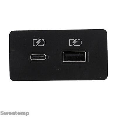 互換品 2023-2024用 三菱 8638A491 8638A317 車用USB AUXポート