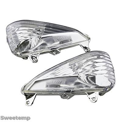 互換品 ホンダ E-MARK バイク用フロントウィンカーライト インジケーターランプ ウィンカー クリアレンズカバー CBF 600S VARADERO 1000 2004-2016用_7