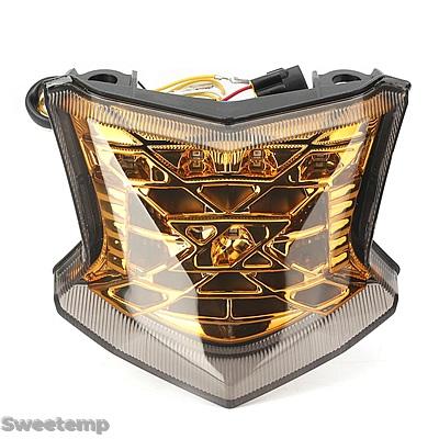 互換品 カワサキ バイク用一体型LEDリアテールライト テールライト ウィンカー ブレーキランプ Z650 Z900 ABS 2017-2023用_6